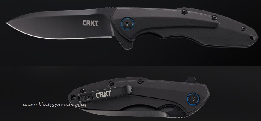 CRKT Caligo Ball Bearing Folding Knife, Aluminum Handle, CRKT6215 - Click Image to Close