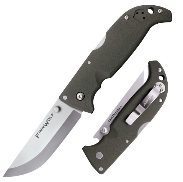 Cold Steel Finn Wolf Folding Knife, AUS 8A, OD Handle, 20NPF