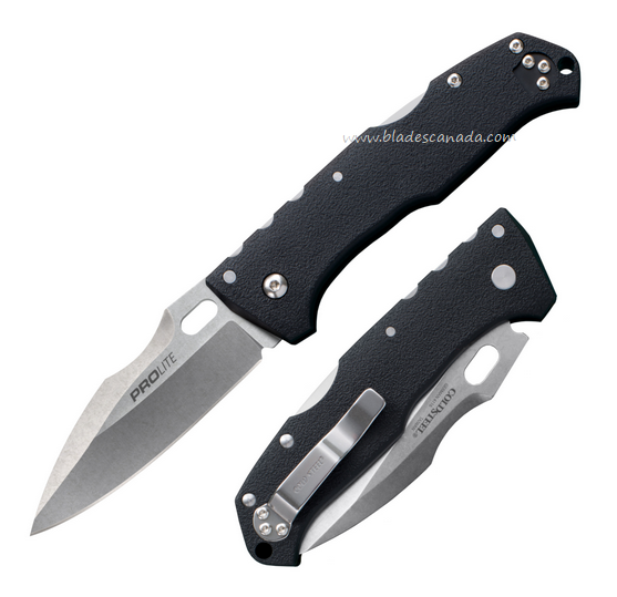 Cold Steel Pro Lite Sport Folding Knife, 4116 Steel, GFN Black, CS20NU - Click Image to Close