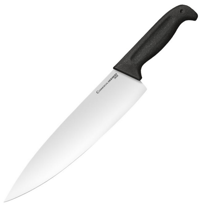 Cold Steel Commercial Series Chef Knife, 4116 Steel 10", CS20VCBZ