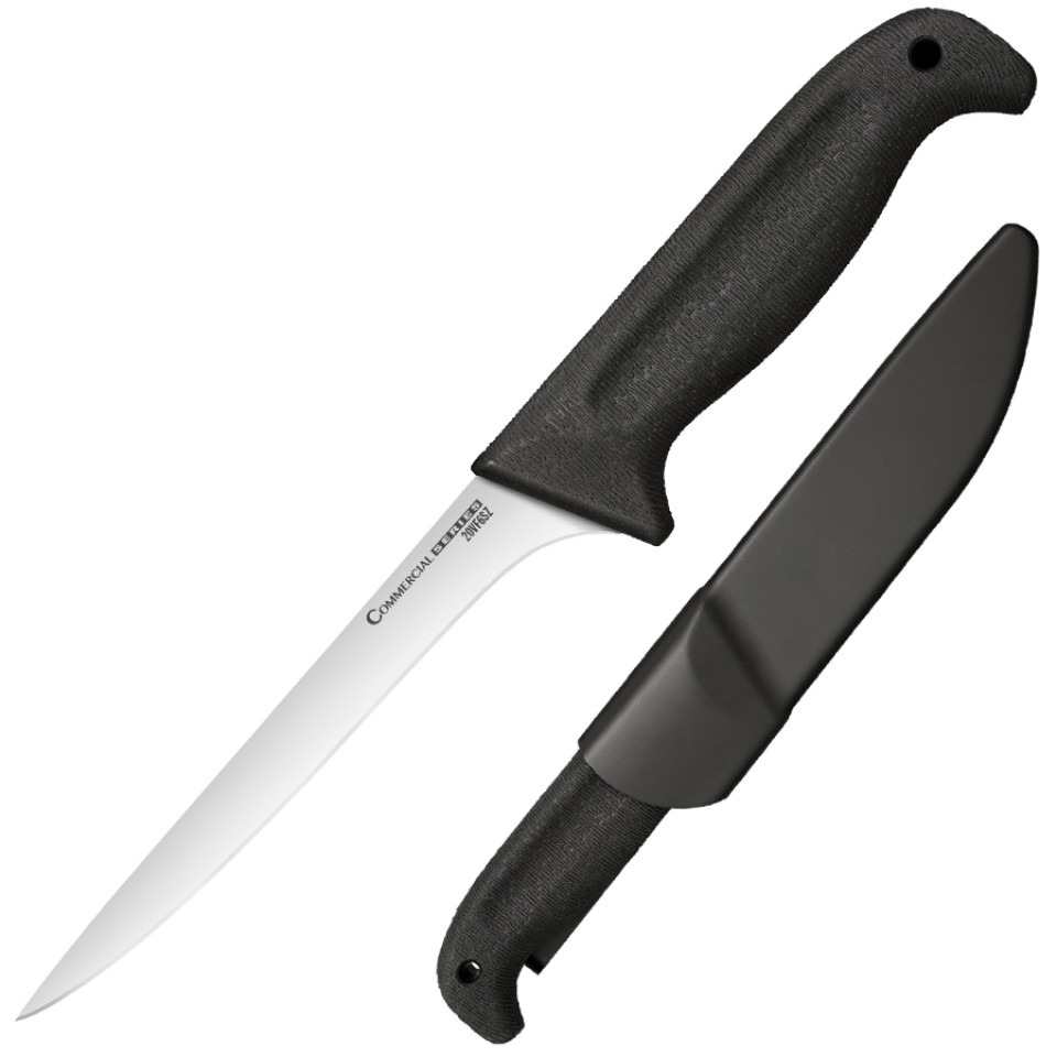 Cold Steel Commercial Series Filet Knife, 4116 Steel, Secure-Ex Sheath, 20VF6SZ