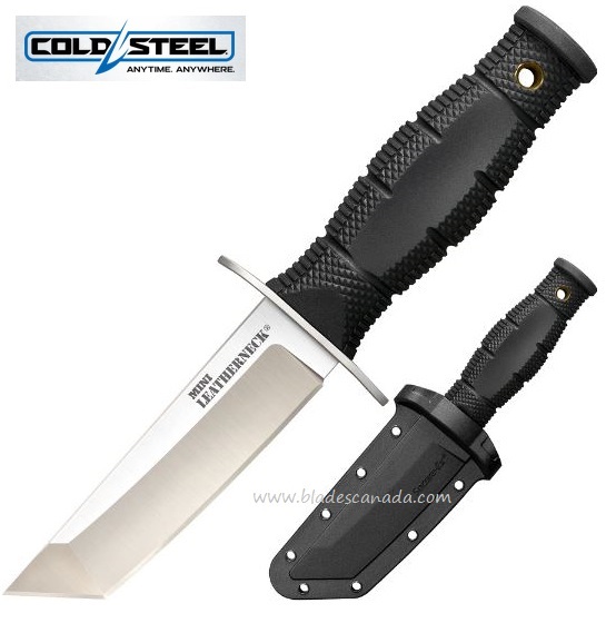 Cold Steel Mini Leatherneck Tanto Fixed Blade Knife, Secure-Ex Sheath, CS39LSAA