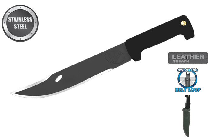 Condor Mountain Fixed Blade Knife, Leather Sheath, CTK1014B