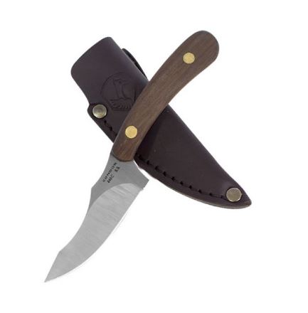 Condor Game Surgeon Fixed Blade Knife, Walnut, Leather Sheath, CTK107-3.25-4C