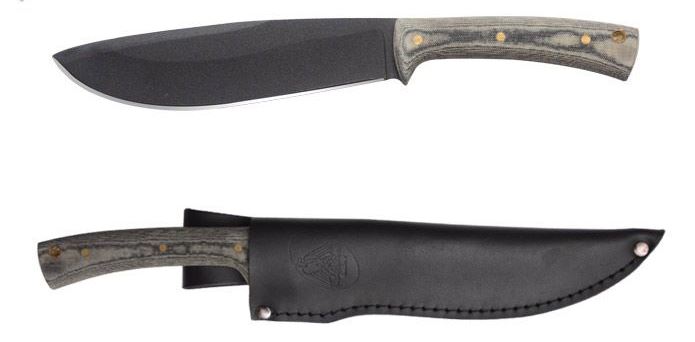 Condor Solobolo Fixed Blade Knife, 1075 Carbon, Leather Sheath, CTK234-8HC