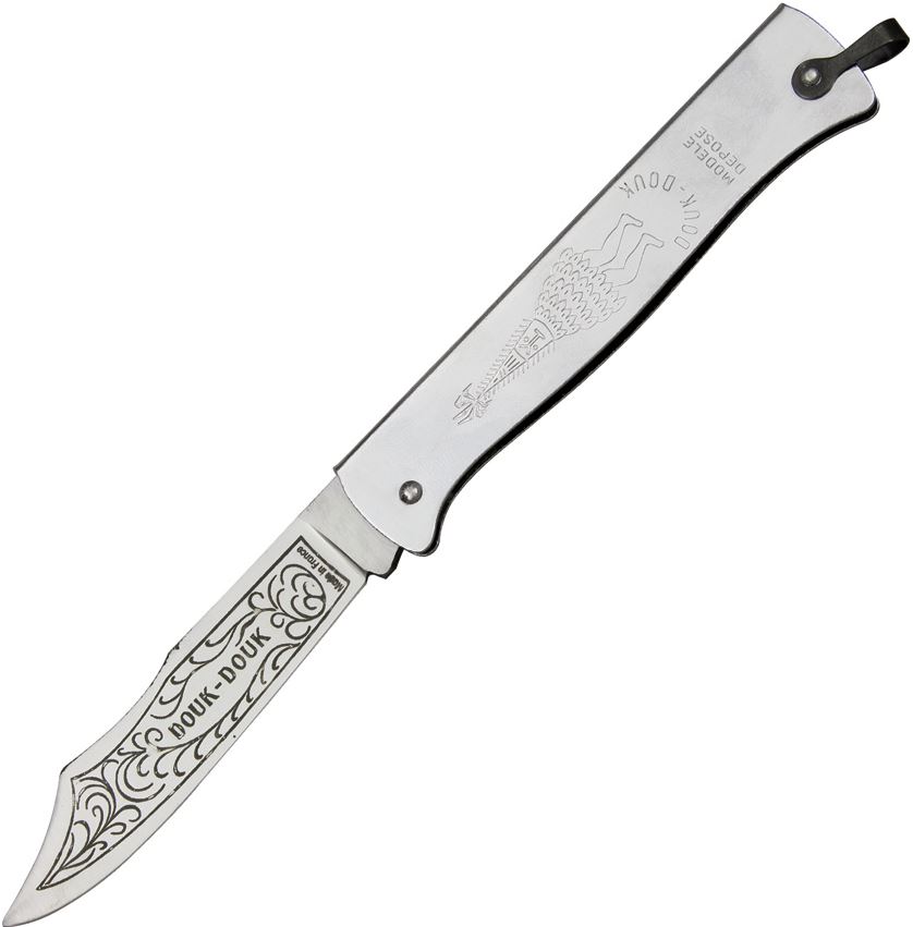 Douk-Douk 815CH Slipjoint Folding Knife, Silver Handle, DD815CH