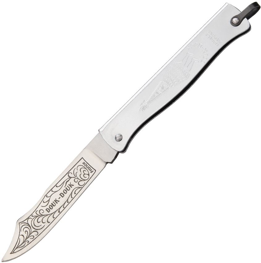 Douk-Douk 815CHPM Slipjoint Folding Knife, Silver Handle, DD815CHPM