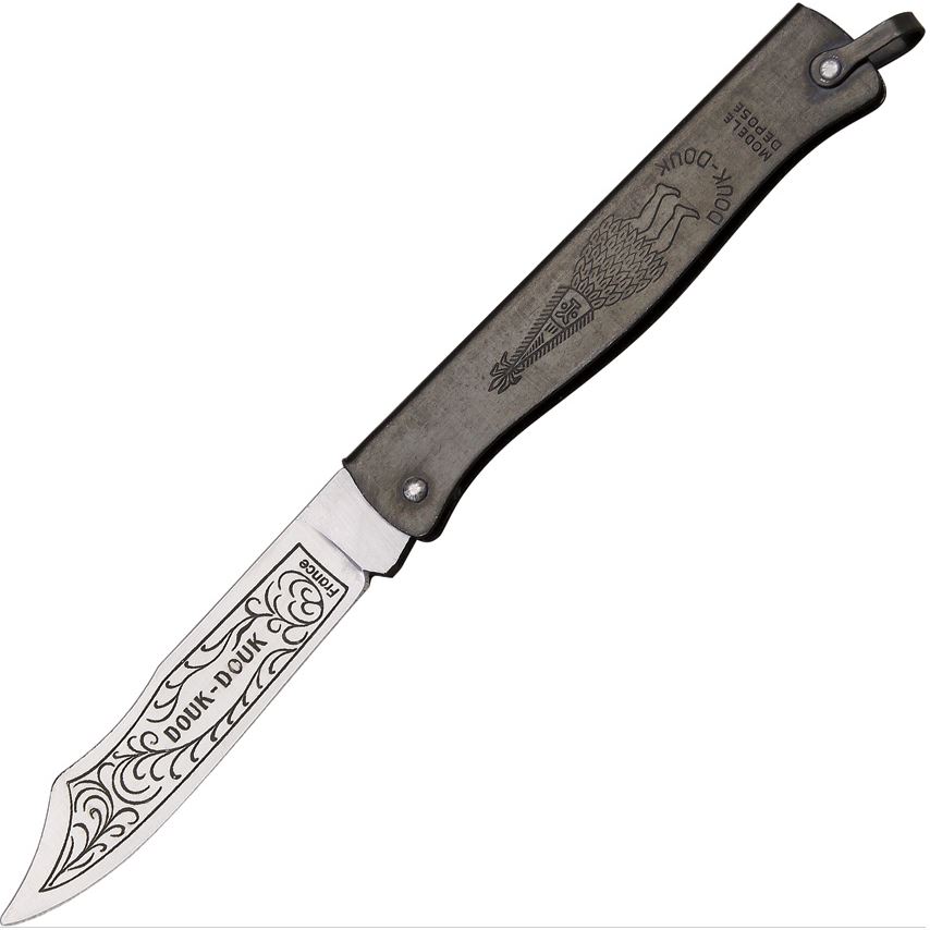 Douk-Douk 815PM Slipjoint Folding Knife, Black Handle, DD815PM