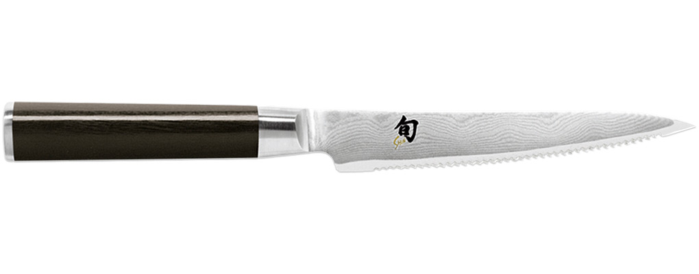 Shun DM722 Classic 6" Serrated Utility Knife
