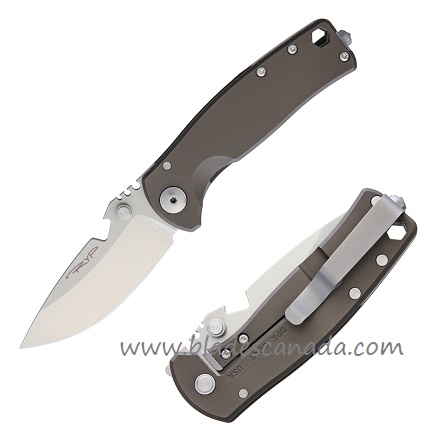 DPX HEST/F Urban Framelock Folding Knife, CPM S35VN, Titanium Bronze, HSF033