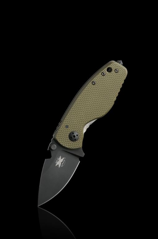 DPX HEAT/F Framelock Folding Knife, D2 Steel, G10 OD Green, HTF002