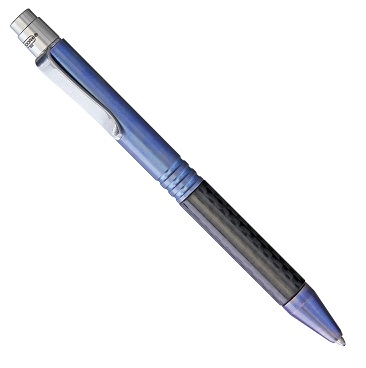 Darrel Ralph DDR Go Pen - Blue Titanium & Carbon Fiber