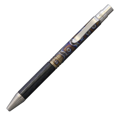 Darrel Ralph DDR Go Pen - Trail Stripe Titanium & Carbon Fiber