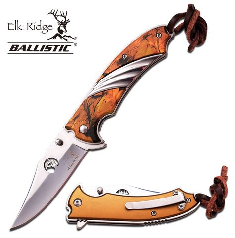 Elk Ridge ERA540CA Voussoir Folding Knife, Assisted Opening (Online Only)