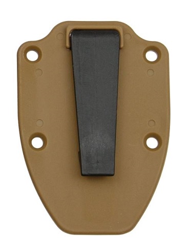 ESEE Model 3 Clip Plate for Molded Sheath, Coyote, ESEE40CLIPCY