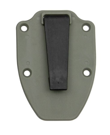 ESEE Model 3 Clip Plate for Molded Sheath, Foliage Green, ESEE40CLIPFG - Click Image to Close