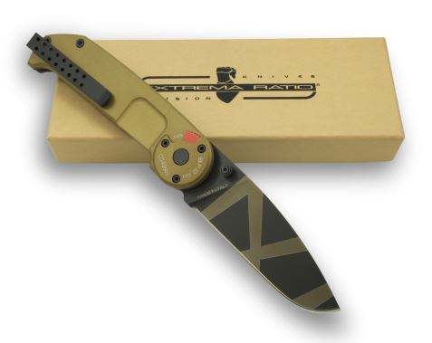 Extrema Ratio BF2CD Folding Knife, Bohler N690, Aluminum Desert Warfare