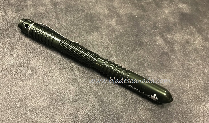 Hinderer Extreme Duty Aluminum Pen Spiral - OD Green