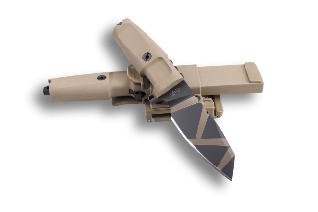 Extrema Ratio TASK C Fixed Blade Knife, N690, Desert Warfare, Hard Sheath