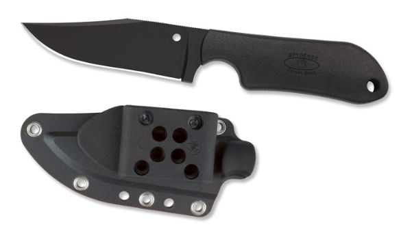 Spyderco Street Lightweight Beat Fixed Blade Knife, VG10, FRN Black, FB15PBBK