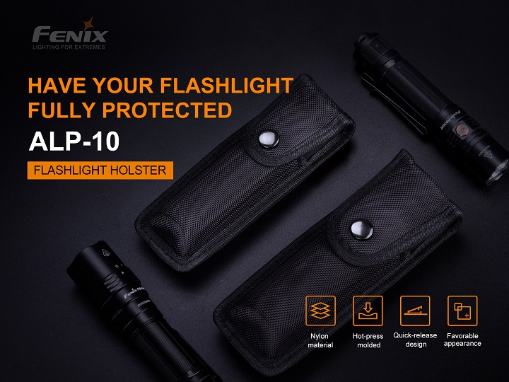 Fenix ALP-10 Flashlight Nylon Holster - Click Image to Close