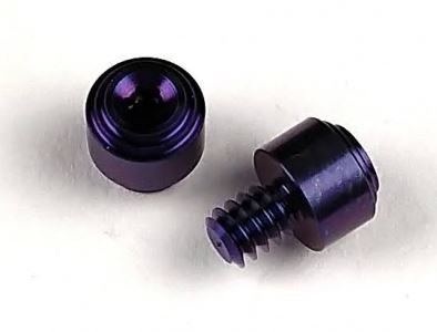 Flytanium Benchmade Titanium Thumbstud - Purple FLY684P - Click Image to Close