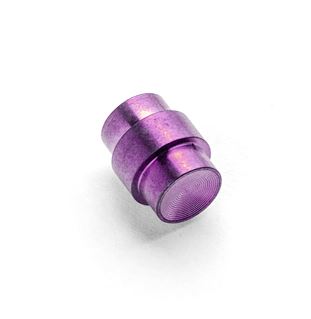 Flytanium Spyderco Paramilitary 2 Ti Hole Stopper Spiral - Purple FLY619P - Click Image to Close