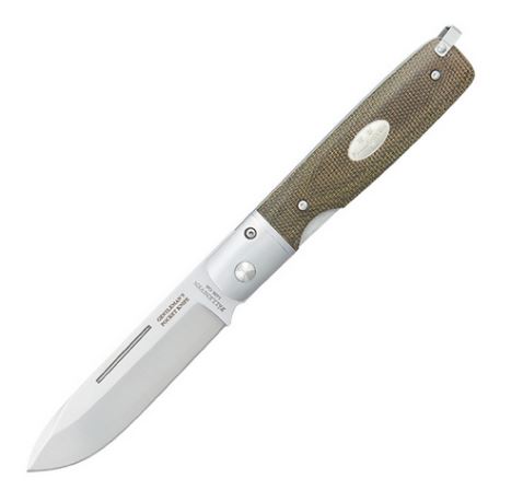 Fallkniven GPGM Gentleman's Folding Knife, Micarta Green, FNGPGM