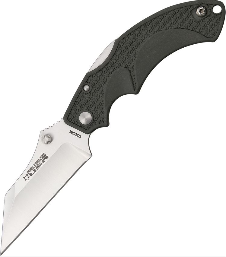 Fox USA Drago Folding Knife, 154CM Wharncliffe, FRN Grey, FKU-AMI-WCGR - Click Image to Close