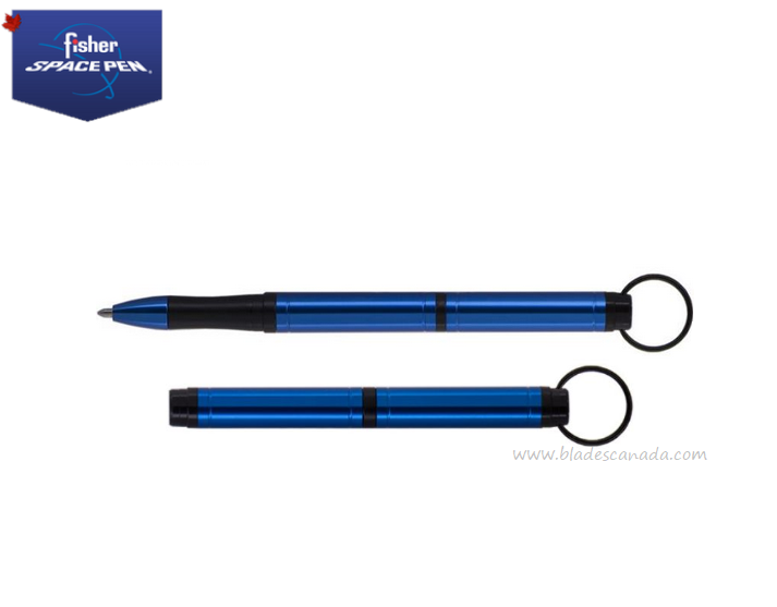 Fisher Space Pen Backpacker Pen, Blue with Keychain, FPBP/BL