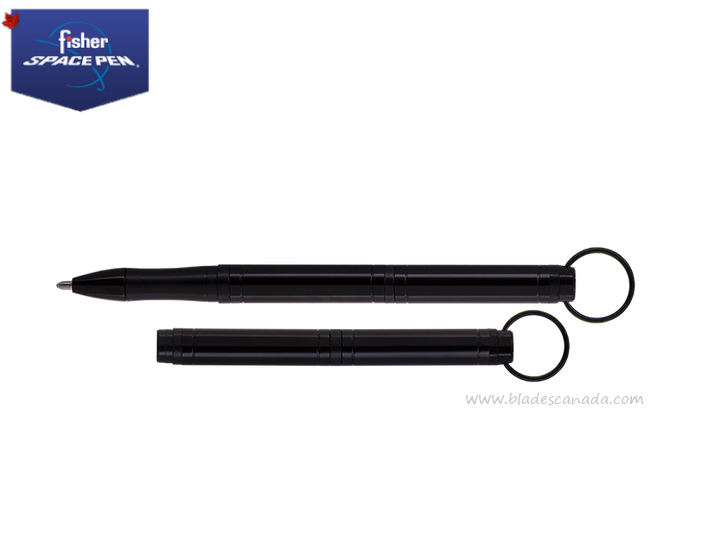 Fisher Space Pen Backpacker Pen, Black with Key Chain, FPBP/B