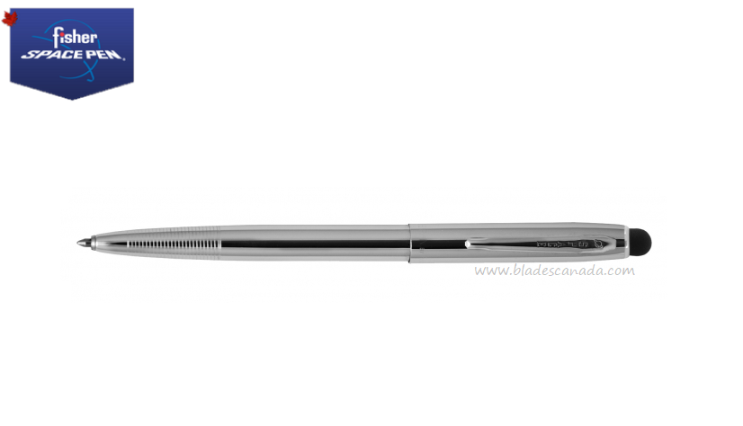 Fisher Space Pen Cap-O-Matic Pen, Chrome with Stylus, FPM4C/S