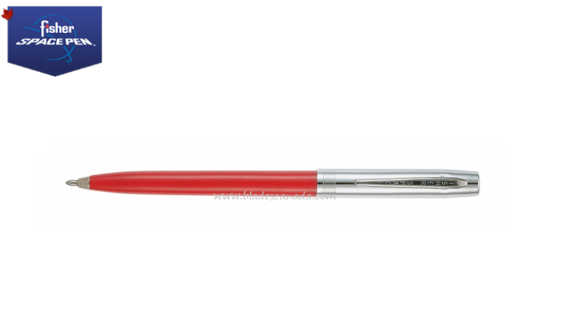Fisher Space Pen Cap-O-Matic Pen, Red/Chrome, FPS251