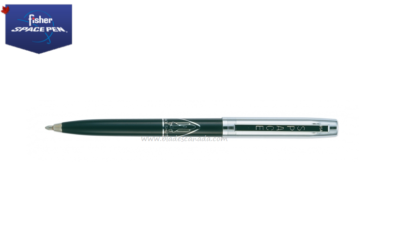 Fisher Space Pen Shuttle Pen, Black/Chrome with Shuttle Design, FPS294