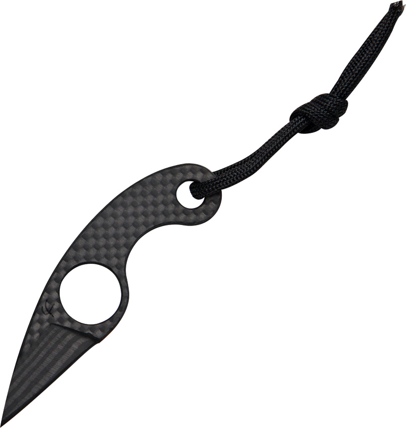 Fred Perrin La Griffe Mini Fixed Blade Knife, Carbon Fiber, FRDGCMINI