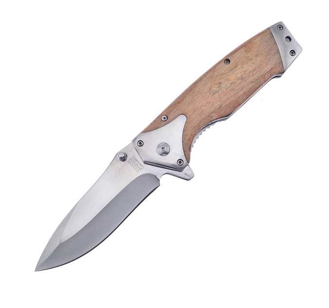 Frost Sharps HP-132OW Assisted Opening Folder - Olive Wood