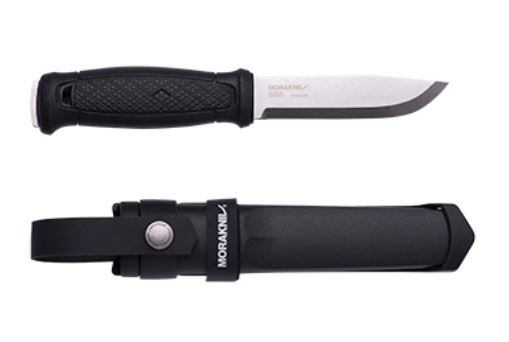 Morakniv Garberg Fixed Blade Knife, 14C28N Sandvik, Multi-Mount Sheath, 12642