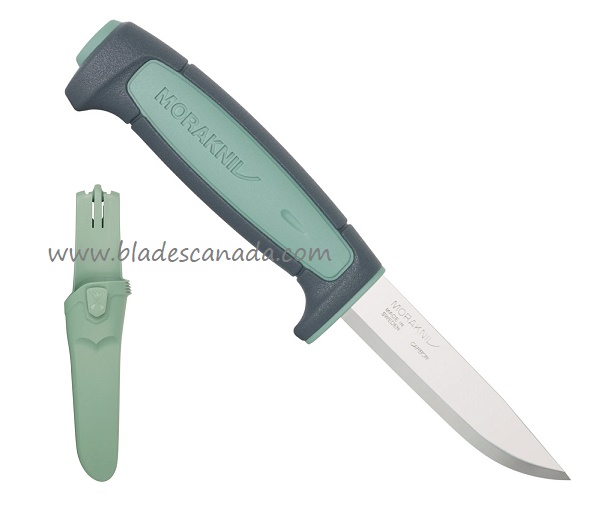 Mora Basic 511 Teal Fixed Blade Knife,, Carbon Steel, 02578