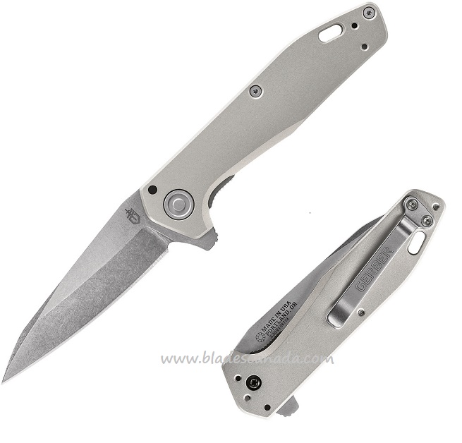 Gerber Fastball Flipper Folding Knife, CPM S30V, Aluminum Urban Grey, G1611