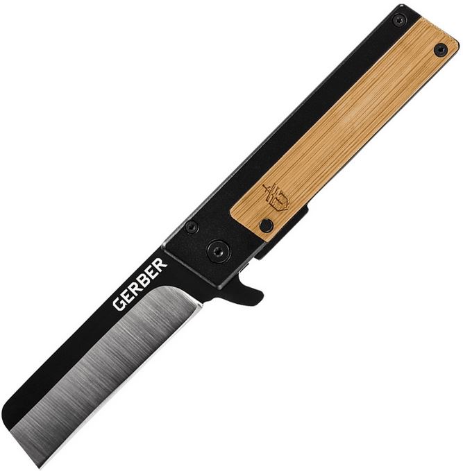 Gerber Quadrant Framelock Folding Knife, Bamboo Inlay, G1702