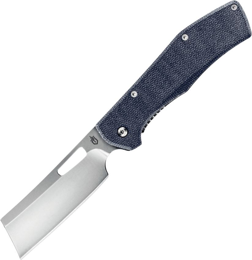 Gerber Flatiron Framelock Folding Knife, Micarta Grey, G1789 - Click Image to Close
