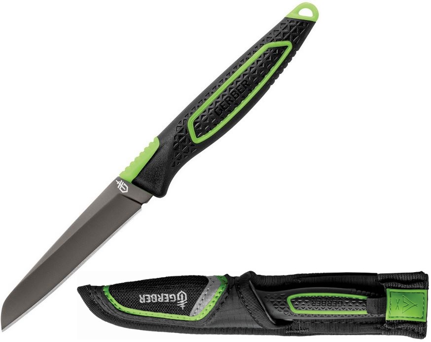 Gerber Freescape Paring Fixed Blade Knife, Nylon Sheath, G2886 - Click Image to Close