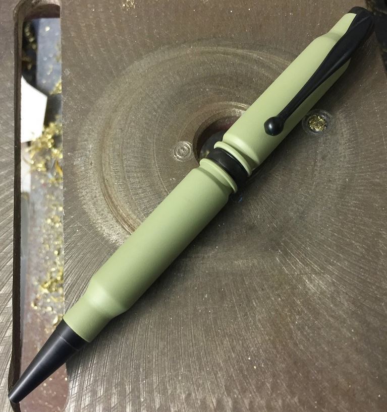 High Caliber 308 BAE Green Cerakoted Pen - Black