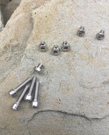 Hoback Replacement Screw Package, Stainless Steel Satin