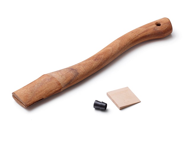 Hultafors Curved 28" Replacement Handle w/ Wooden Wedge [ADGOR Axe] - Click Image to Close