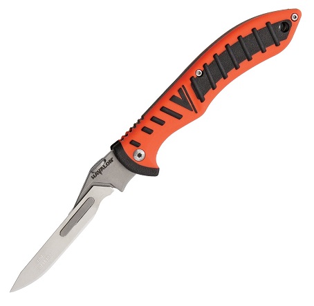 Havalon Forge Quick Change Folding Knife, Orange Handle, 60ARHBHO