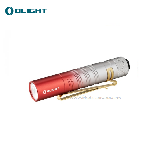 Olight i5R EOS Pocket Rechargeable Flashlight, Rose Red Gradient - 350 Lumens