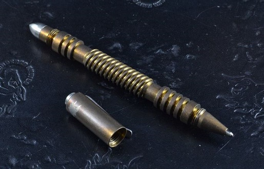 Hinderer Investigator Pen Spiral Titanium - Bronze