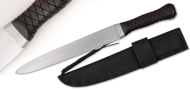 Legacy Arms Lombard Seax Knife, 5160 Carbon, IP-131