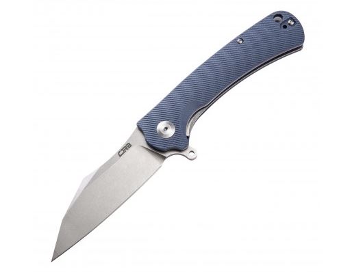 CJRB Knives Talla Curve Flipper Folding Knife, D2, Grey G-10, J1901GYC